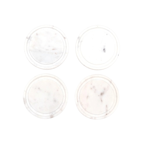 MARBLE COASTER ROUND SHAPE (POLISH)